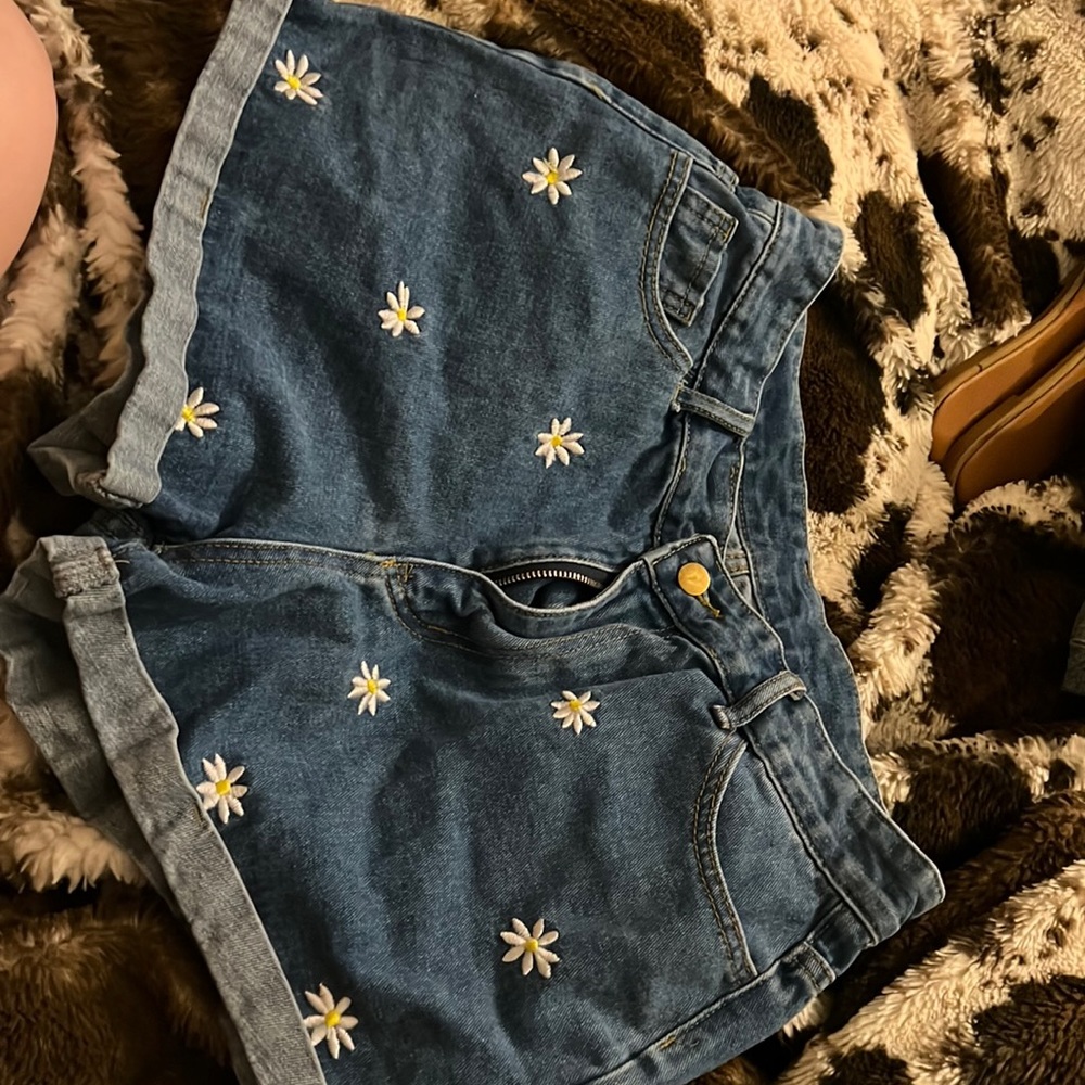 Shein shorts with flowers